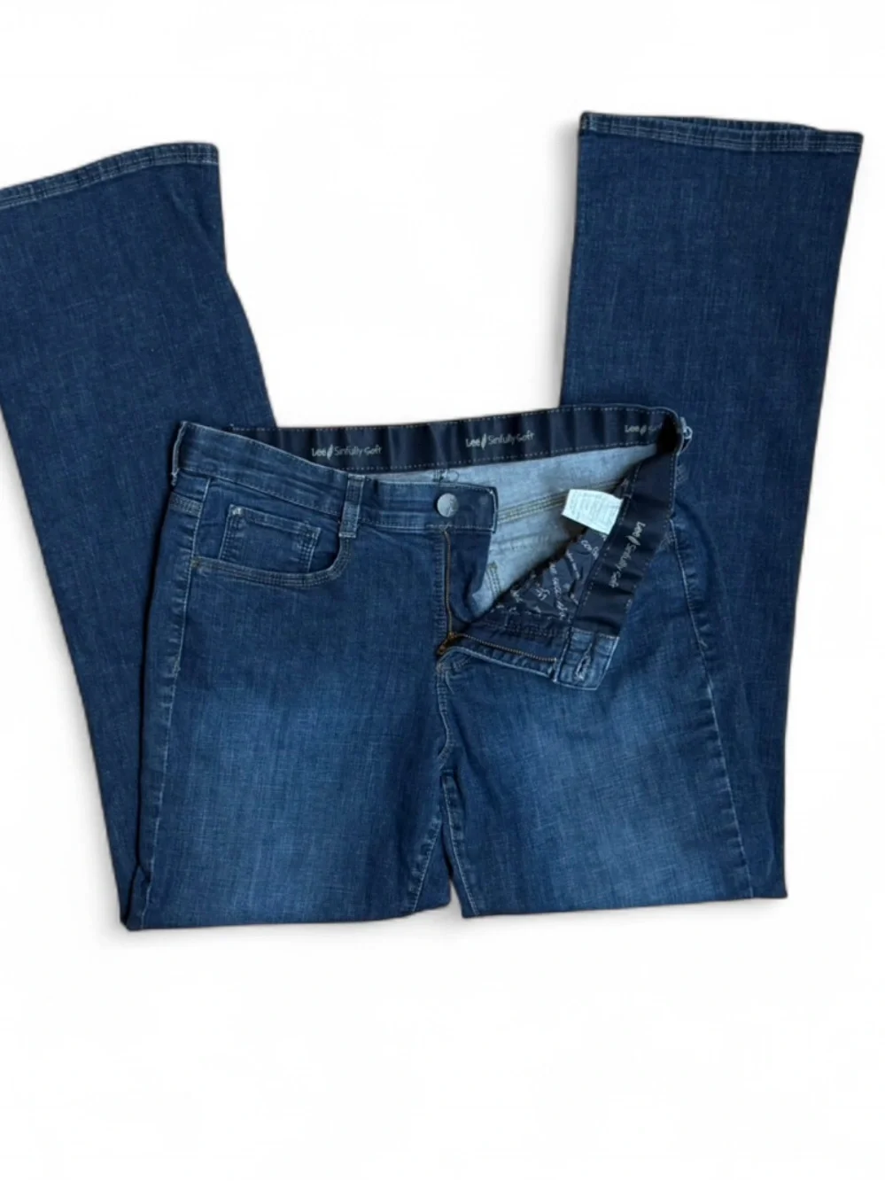 Lee Sinfully Soft Bootcut Jeans, Size Medium - Picture 3 of 7